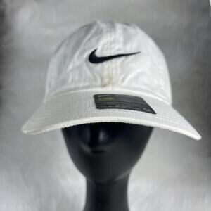 Nike Hat Cap Strap Back Adult One Size White Legacy91 Dri-Fit cap